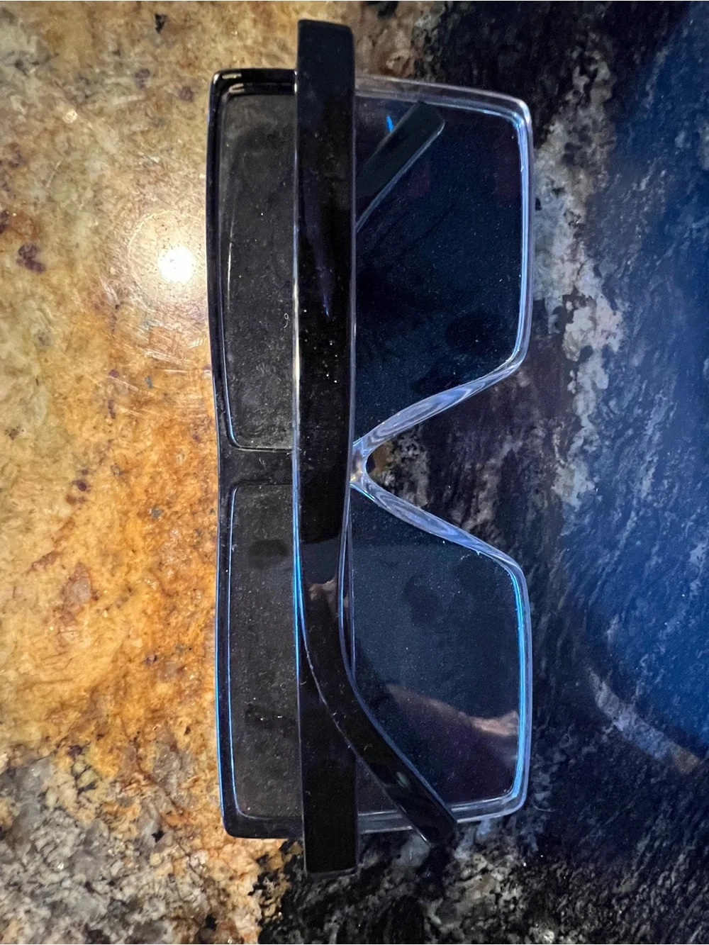 Oversized Square Black Sunglasses